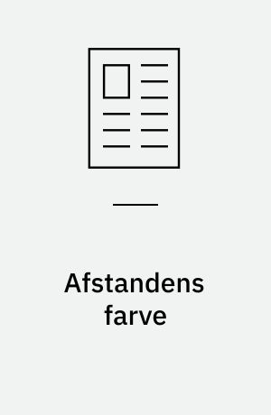 Afstandens farve : farven kyaneos i tidlig græsk litteratur