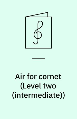 Air for cornet : cornet solo with piano accompaniment