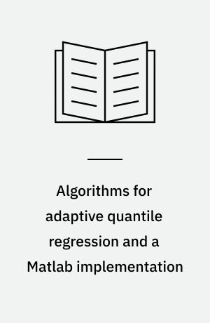 Algorithms for adaptive quantile regression and a Matlab implementation