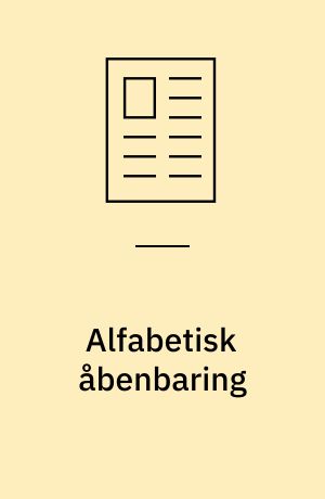 Alfabetisk åbenbaring