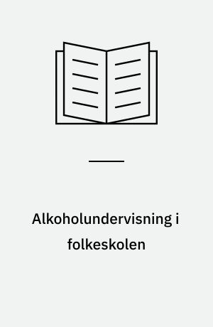 Alkoholundervisning i folkeskolen