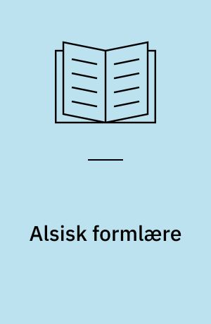 Alsisk formlære