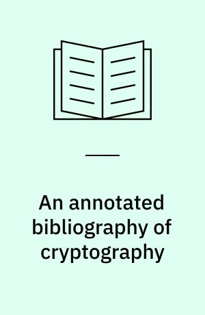 An annotated bibliography of cryptography