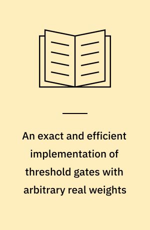 An exact and efficient implementation of threshold gates with arbitrary real weights