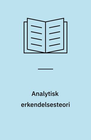 Analytisk erkendelsesteori