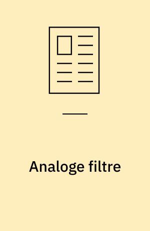 Analoge filtre