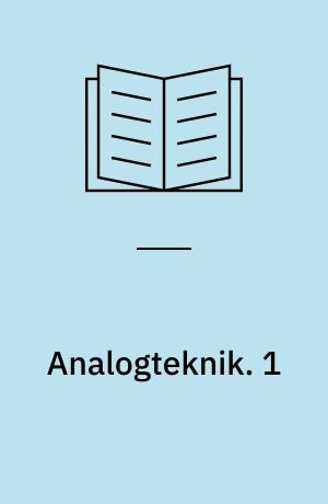 Analogteknik. 1