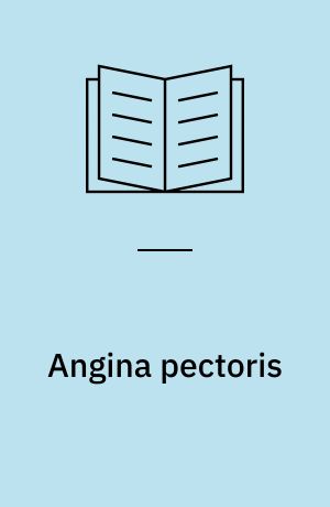Angina pectoris : vejledende plejeplan : et hjælpemiddel i den daglige pleje
