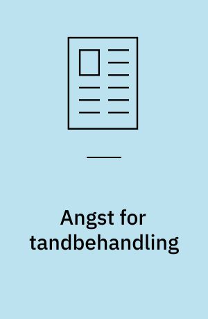 Angst for tandbehandling