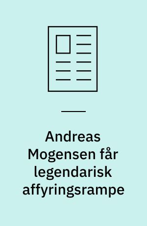 Andreas Mogensen får legendarisk affyringsrampe