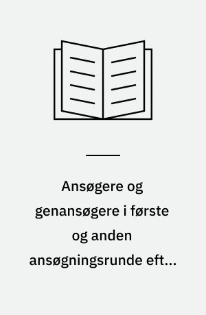 Ansøgere og genansøgere i første og anden ansøgningsrunde efter gymnasiet/hf : 1989 og 1990