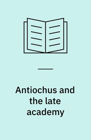 Antiochus and the late academy