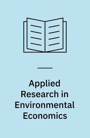 Applied Research in Environmental Economics