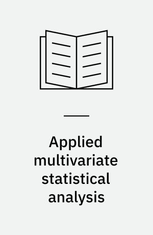 Applied multivariate statistical analysis