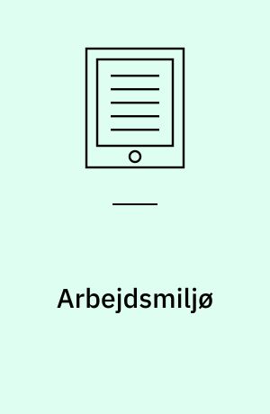 Arbejdsmiljø