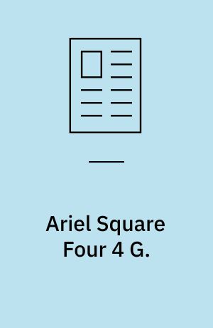 Ariel Square Four 4 G.