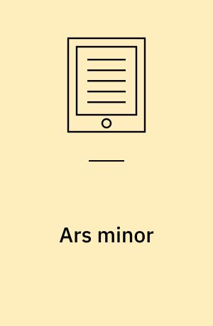 Ars minor : latinsk grammatik for begyndere