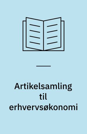 Artikelsamling til erhvervsøkonomi : BA - sprog 1. år