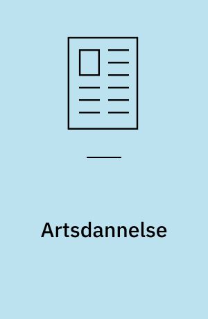 Artsdannelse