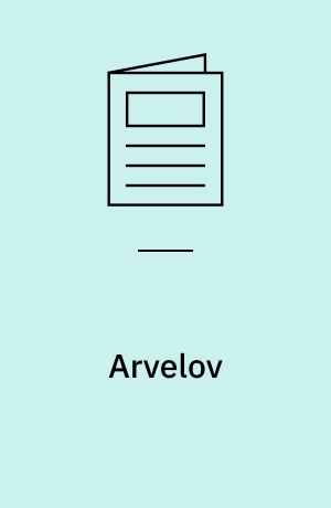 Arvelov: Lov om \afgift af arv og gave\