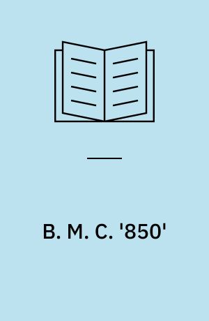 B. M. C. '850' : Morris Mascot (Mini-Minor), Austin Partner (850) (Mini), 1959/65