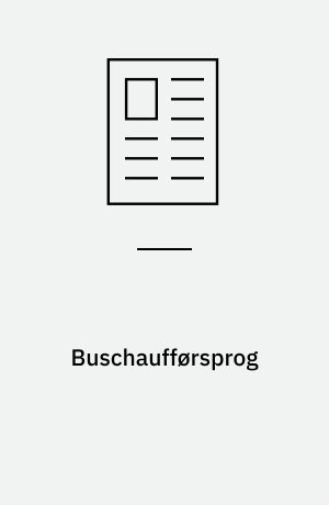 Buschaufførsprog
