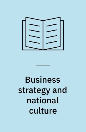 Business strategy and national culture : US and Asia Pacific microcomputer multinationals in Europe