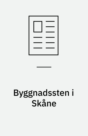Byggnadssten i Skåne