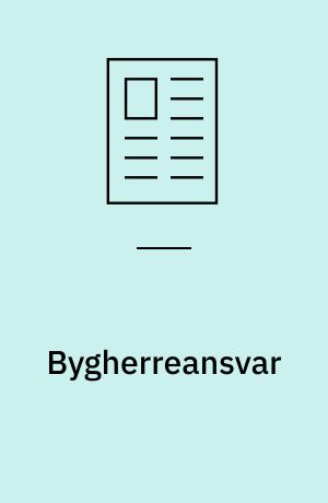 Bygherreansvar