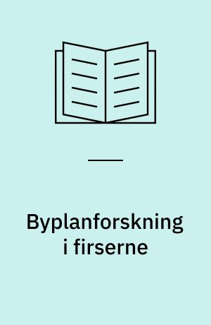 Byplanforskning i firserne