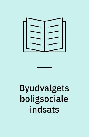 Byudvalgets boligsociale indsats