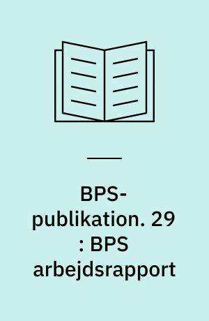 BPS-publikation. 29 : BPS arbejdsrapport : anvendelse af edb i byggesektoren : en analyse