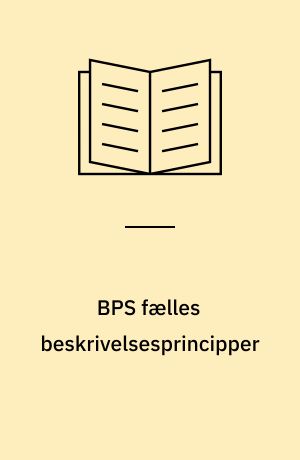 BPS fælles beskrivelsesprincipper