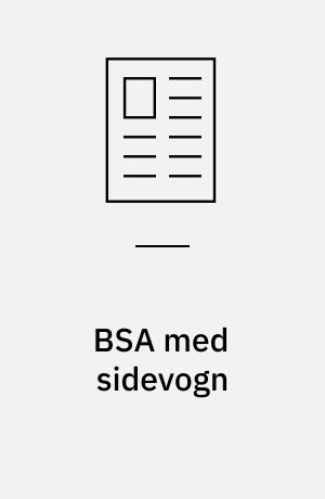 BSA med sidevogn