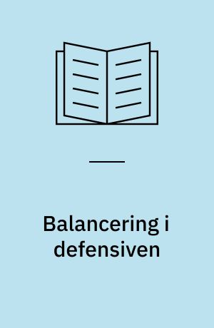 Balancering i defensiven : efter åbning 1 træk i farve