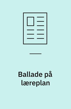Ballade på læreplan