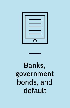 Banks, government bonds, and default : what do the data say?