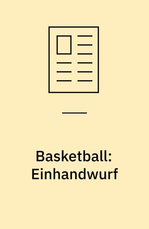 Basketball: Einhandwurf