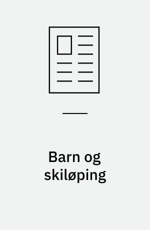Barn og skiløping
