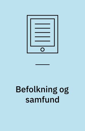 Befolkning og samfund