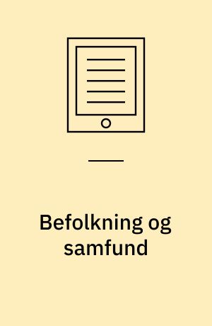 Befolkning og samfund