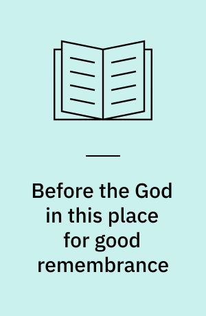 Before the God in this place for good remembrance : an analysis of the votive inscriptions from Mount Gerizim : PhD thesis