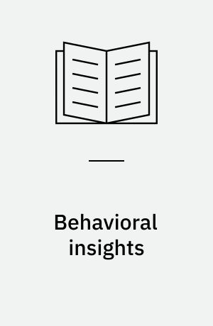 Behavioral insights