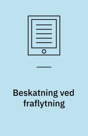 Beskatning ved fraflytning