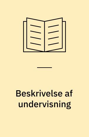 Beskrivelse af undervisning