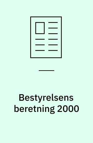 Bestyrelsens beretning 2000