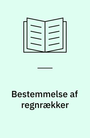 Bestemmelse af regnrækker for regn af større hyppighed end fem gange årligt samt angivelse af formler og diagrammer til dimensionering af regnvandsbassiner