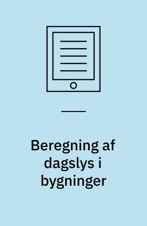 Beregning af dagslys i bygninger