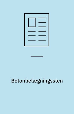 Betonbelægningssten