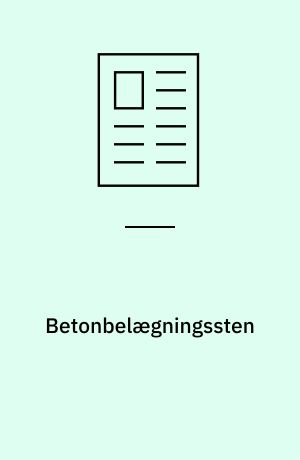 Betonbelægningssten